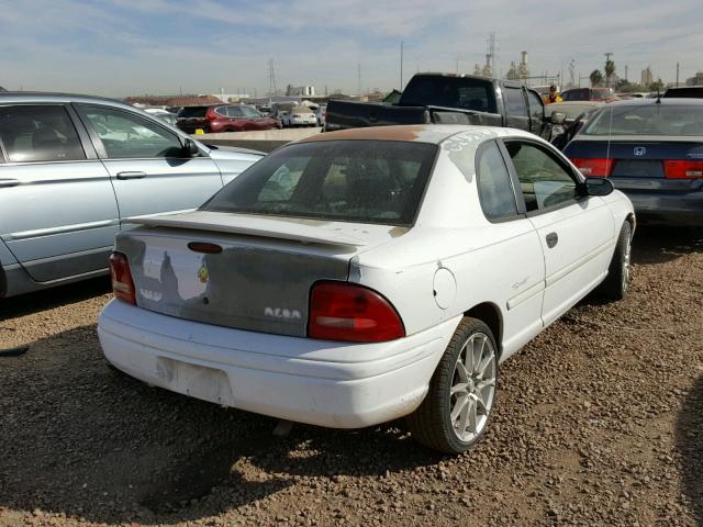 1B3ES42CXVD240088 - 1997 DODGE NEON HIGHL WHITE photo 4