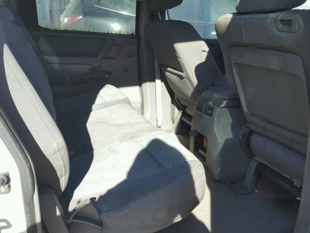 1N6BA07A76N557324 - 2006 NISSAN TITAN XE SILVER photo 6