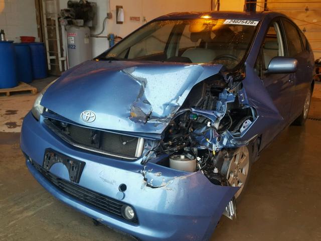 JTDKB20U777605636 - 2007 TOYOTA PRIUS BLUE photo 2