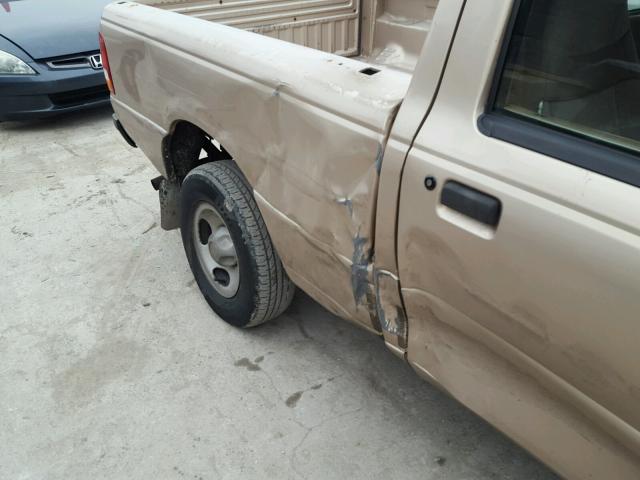 1FTCR10A7SUA73721 - 1995 FORD RANGER GOLD photo 9