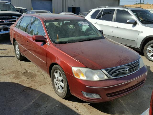 4T1BF28B2YU097646 - 2000 TOYOTA AVALON XL MAROON photo 1