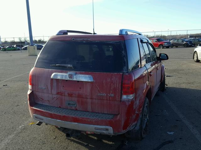 5GZCZ63426S851720 - 2006 SATURN VUE RED photo 4