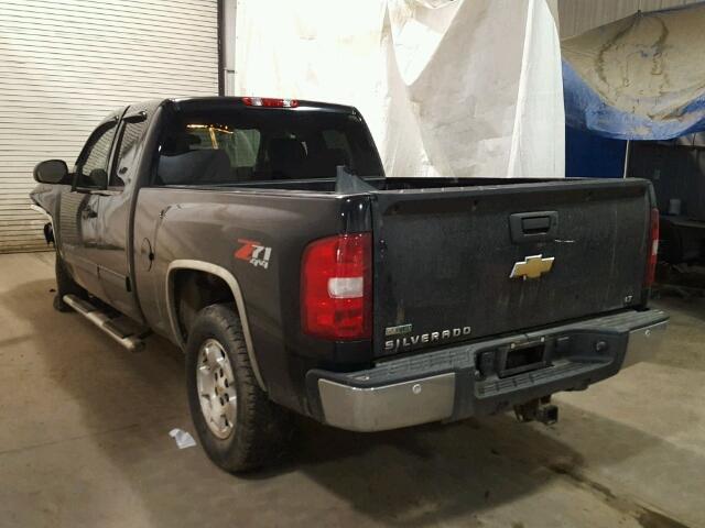 1GCSKSE30AZ245606 - 2010 CHEVROLET SILVERADO BLACK photo 3