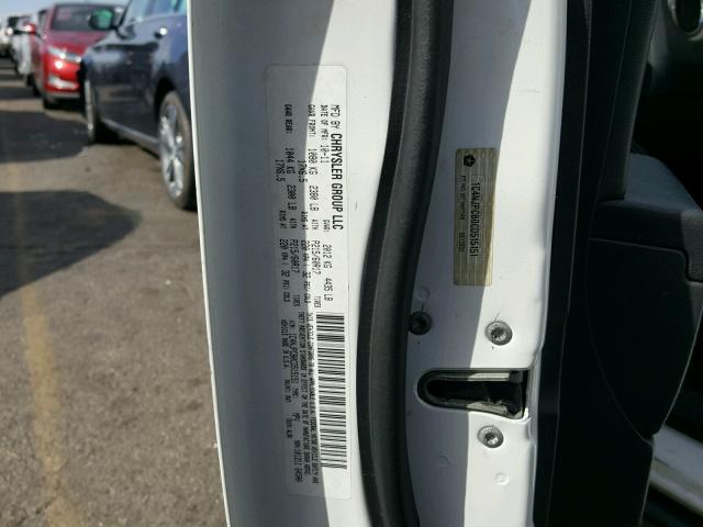 1C4NJPCB0CD515151 - 2012 JEEP PATRIOT LI WHITE photo 10