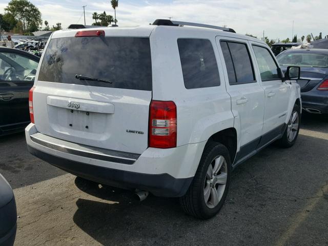 1C4NJPCB0CD515151 - 2012 JEEP PATRIOT LI WHITE photo 4