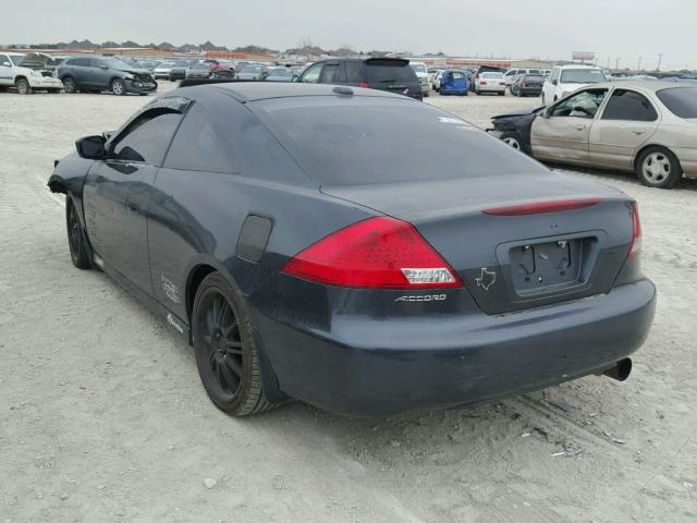 1HGCM72696A011692 - 2006 HONDA ACCORD EX BLUE photo 3