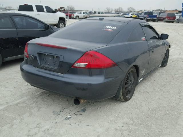 1HGCM72696A011692 - 2006 HONDA ACCORD EX BLUE photo 4