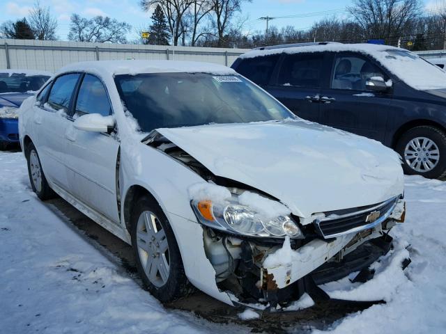 2G1WB5EK8A1211330 - 2010 CHEVROLET IMPALA LT WHITE photo 1