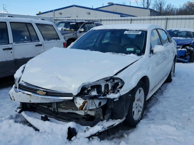 2G1WB5EK8A1211330 - 2010 CHEVROLET IMPALA LT WHITE photo 2