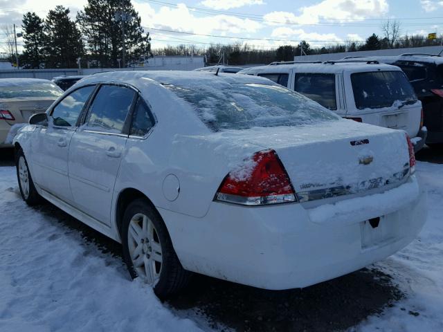 2G1WB5EK8A1211330 - 2010 CHEVROLET IMPALA LT WHITE photo 3