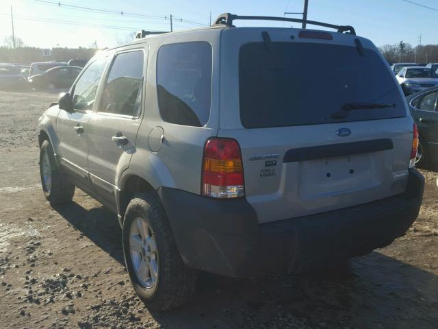 1FMYU93Z75KD90396 - 2005 FORD ESCAPE XLT BEIGE photo 3