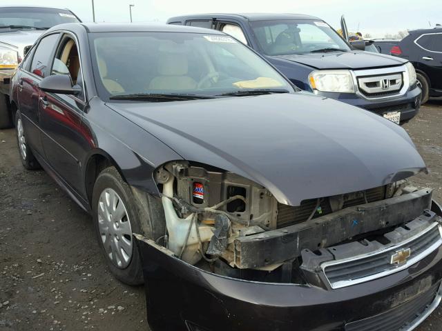 2G1WB57K491100248 - 2009 CHEVROLET IMPALA LS BROWN photo 1