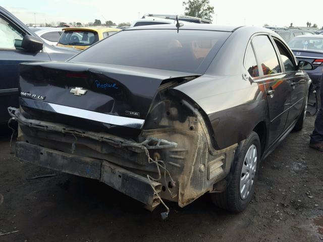 2G1WB57K491100248 - 2009 CHEVROLET IMPALA LS BROWN photo 4