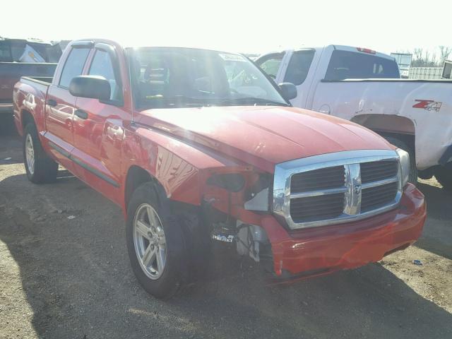 1D7HW48J27S128914 - 2007 DODGE DAKOTA QUA RED photo 1