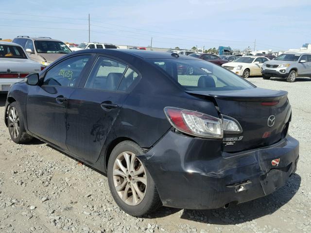 JM1BL1S6XA1228963 - 2010 MAZDA 3 S BLACK photo 3