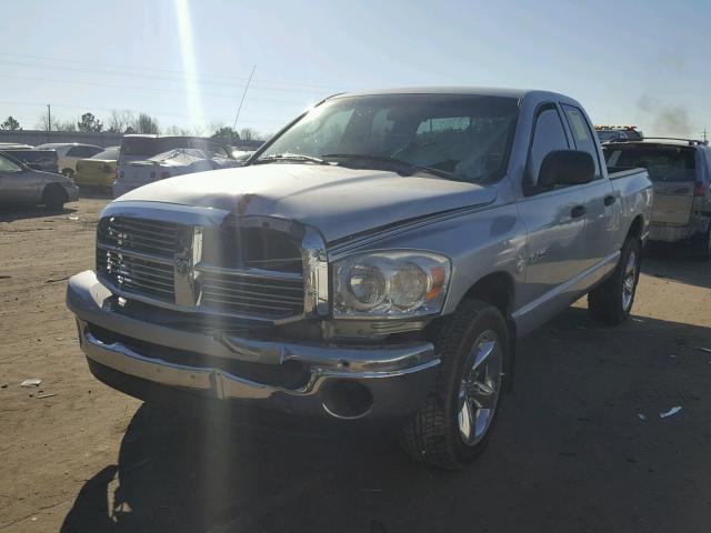 1D7HA18N48J191584 - 2008 DODGE RAM 1500 S SILVER photo 2