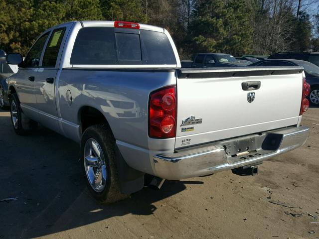 1D7HA18N48J191584 - 2008 DODGE RAM 1500 S SILVER photo 3