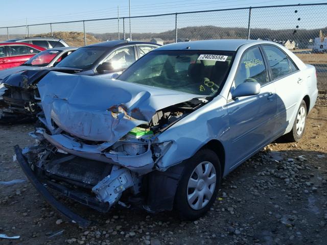 4T1BE32K76U653741 - 2006 TOYOTA CAMRY LE BLUE photo 2