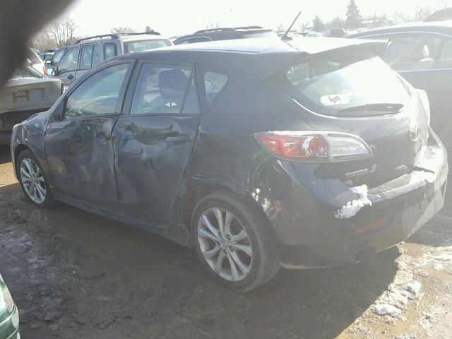 JM1BL1H53A1185159 - 2010 MAZDA 3 S BLACK photo 3