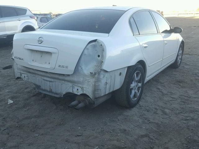 1N4AL11D65C371792 - 2005 NISSAN ALTIMA S WHITE photo 4