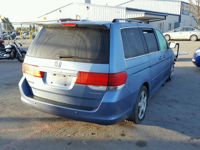 5FNRL38828B094826 - 2008 HONDA ODYSSEY TO BLUE photo 4