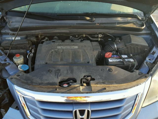 5FNRL38828B094826 - 2008 HONDA ODYSSEY TO BLUE photo 7