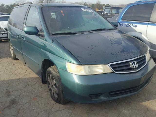 5FNRL18612B010716 - 2002 HONDA ODYSSEY EX GREEN photo 1