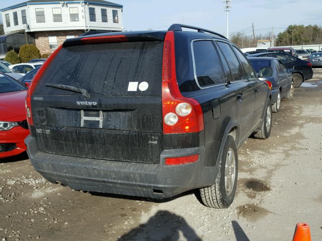 YV1CZ911551185365 - 2005 VOLVO XC90 T6 BLACK photo 4