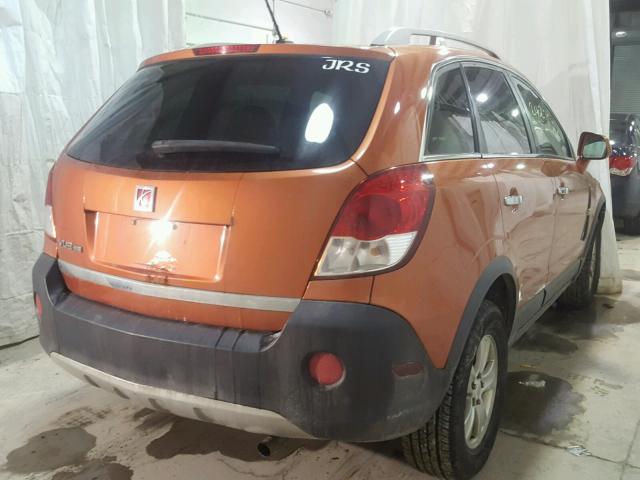 3GSCL33P88S610672 - 2008 SATURN VUE XE ORANGE photo 4