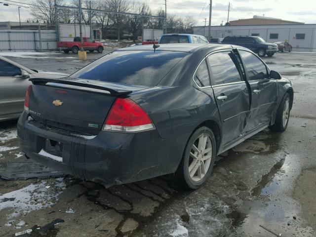 2G1WC5E32C1179922 - 2012 CHEVROLET IMPALA LTZ BLACK photo 4