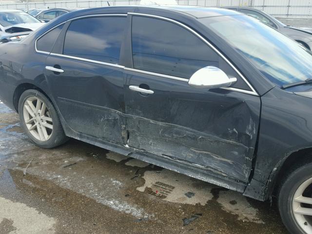 2G1WC5E32C1179922 - 2012 CHEVROLET IMPALA LTZ BLACK photo 9