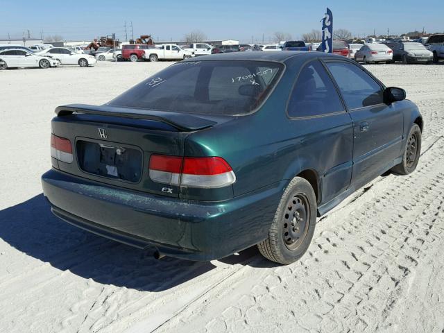 1HGEJ8241YL062651 - 2000 HONDA CIVIC EX GREEN photo 4