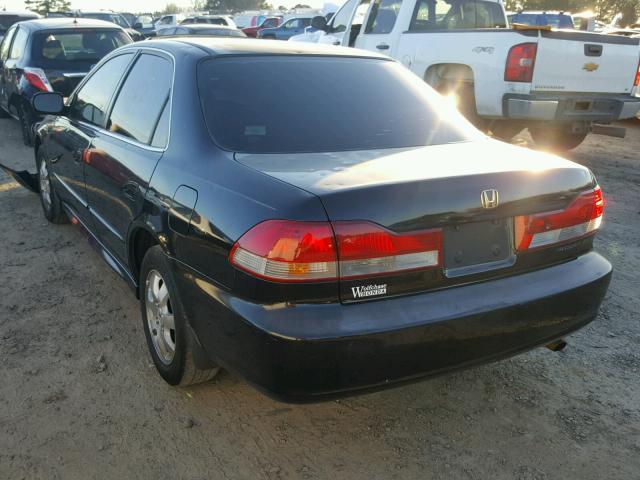 1HGCG56612A086662 - 2002 HONDA ACCORD EX BLACK photo 3