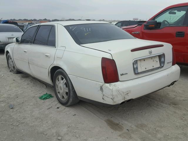 1G6KD54YX4U181510 - 2004 CADILLAC DEVILLE WHITE photo 3