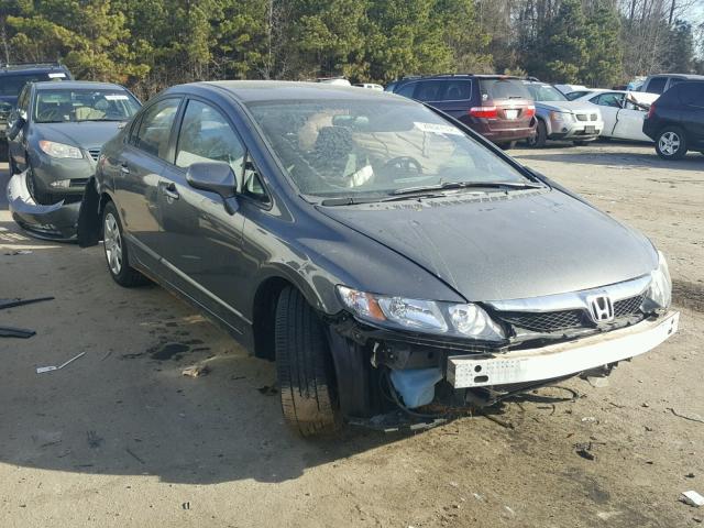 2HGFA165X9H538828 - 2009 HONDA CIVIC LX SILVER photo 1