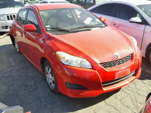 2T1KU40E19C018221 - 2009 TOYOTA COROLLA MA RED photo 1