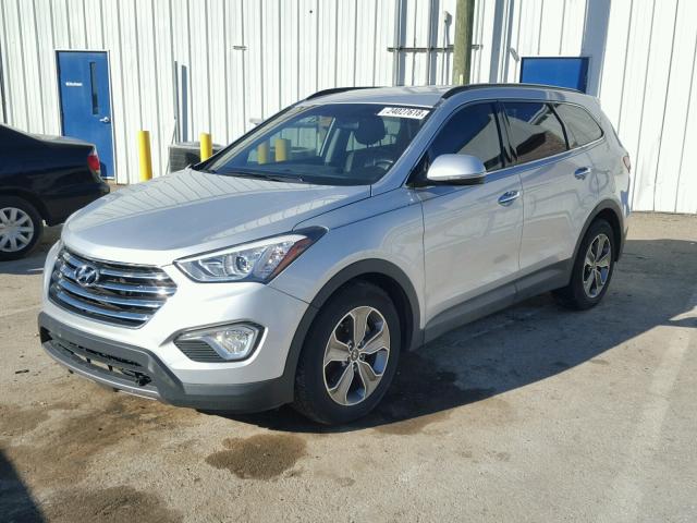 KM8SN4HF5DU014058 - 2013 HYUNDAI SANTA FE G SILVER photo 2