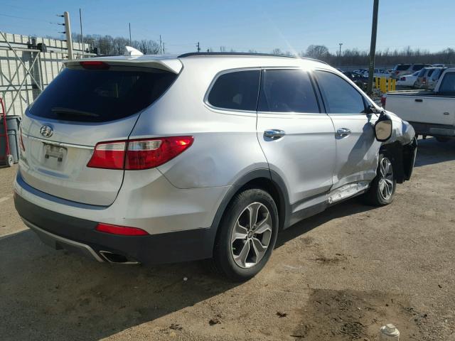 KM8SN4HF5DU014058 - 2013 HYUNDAI SANTA FE G SILVER photo 4