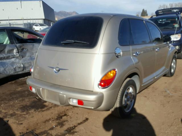 3C4FY48B44T201456 - 2004 CHRYSLER PT CRUISER GOLD photo 4