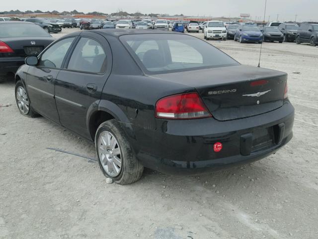 1C3EL66R25N534069 - 2005 CHRYSLER SEBRING LI BLACK photo 3