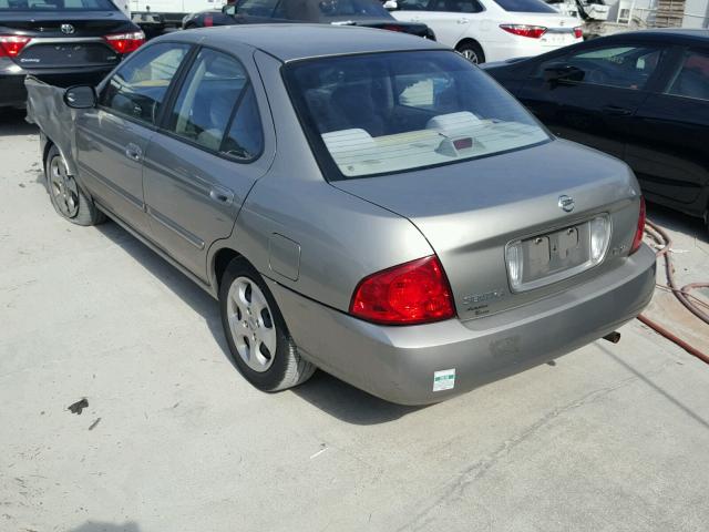 3N1CB51D35L450566 - 2005 NISSAN SENTRA 1.8 BEIGE photo 3