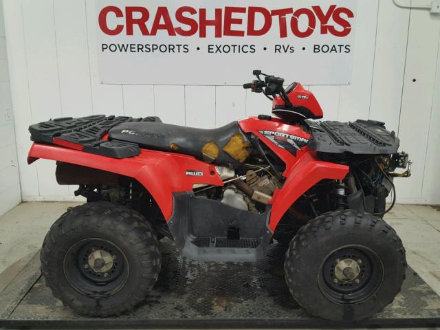 4XAMN76A8AB051822 - 2010 POLARIS SPORTSMAN RED photo 1