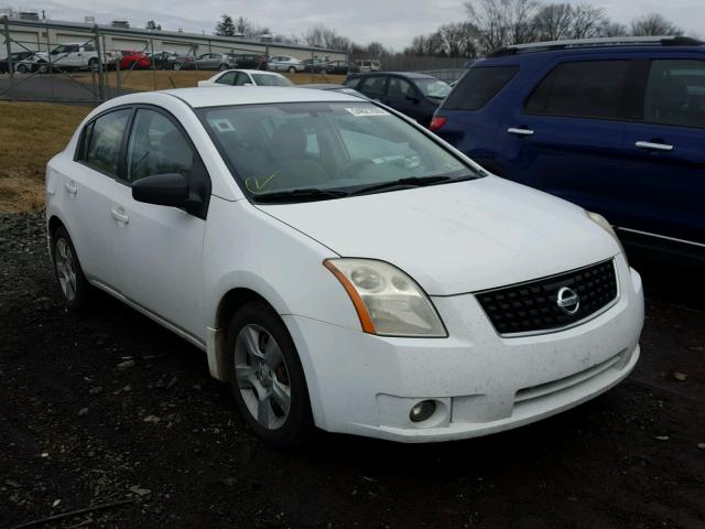 3N1AB61E08L736630 - 2008 NISSAN SENTRA 2.0 WHITE photo 1