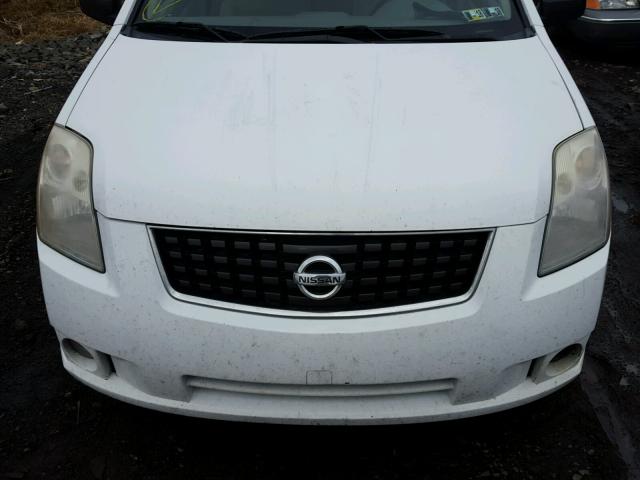 3N1AB61E08L736630 - 2008 NISSAN SENTRA 2.0 WHITE photo 9