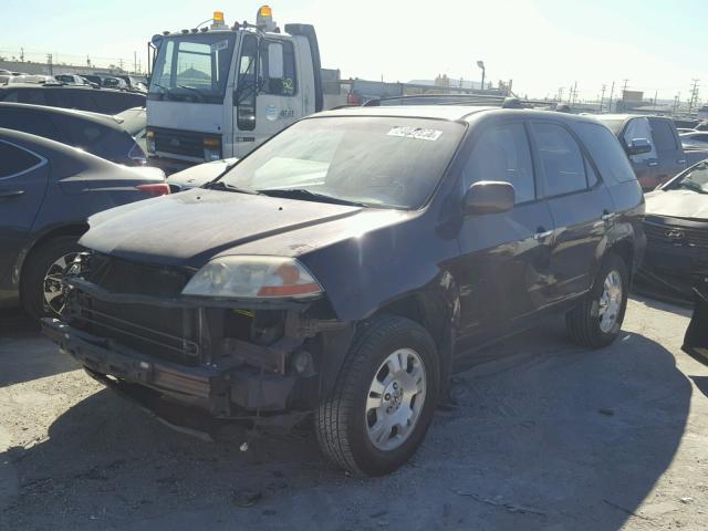 2HNYD18231H516072 - 2001 ACURA MDX MAROON photo 2