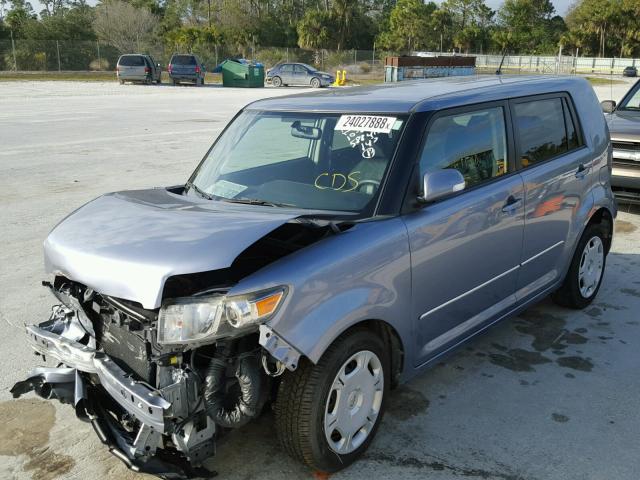 JTLZE4FE0B1120532 - 2011 TOYOTA SCION XB BLUE photo 2