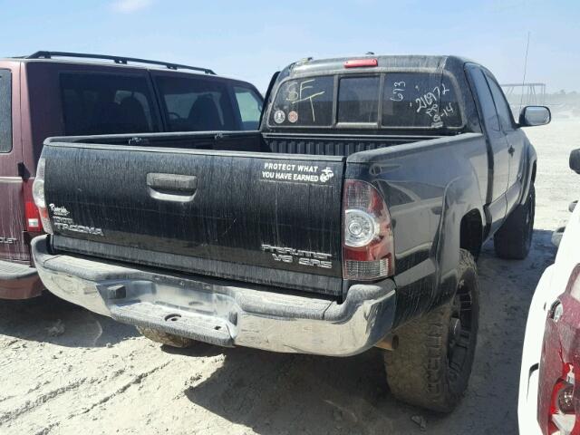 5TETU62NX9Z667670 - 2009 TOYOTA TACOMA PRE BLACK photo 4