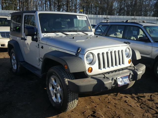 1C4AJWAG4CL167304 - 2012 JEEP WRANGLER S SILVER photo 1