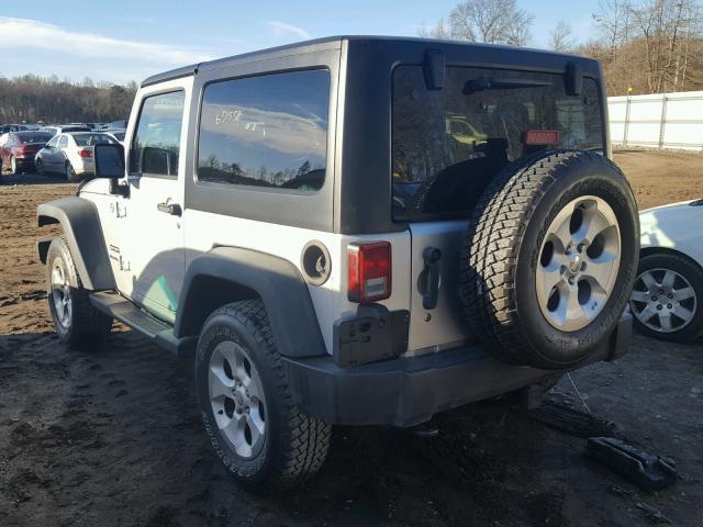 1C4AJWAG4CL167304 - 2012 JEEP WRANGLER S SILVER photo 3