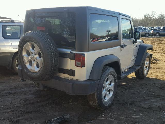 1C4AJWAG4CL167304 - 2012 JEEP WRANGLER S SILVER photo 4